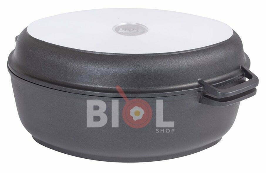 Гусятница Биол алюминиевая с крышкой-сковородой заказать с доставкой