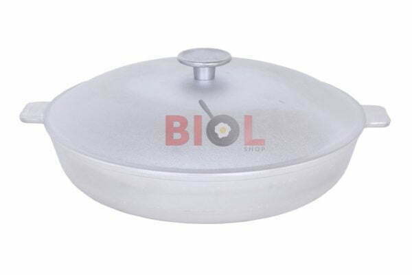 Алюминиевая сковорода с рифленым дном 30 см Биол А301