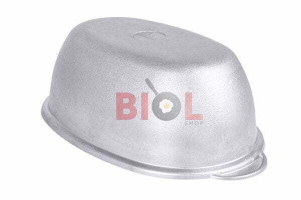 Литая гусятница с крышкой алюминиевая Биол 4 л Г0400
