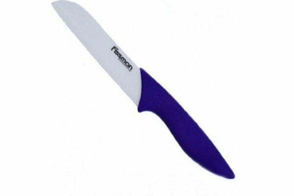 Нож керамический сантоку Fissman SEMPRE 13 см с белым лезвием купить