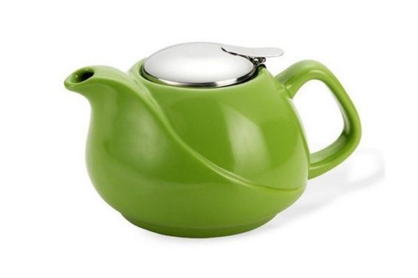 Зеленый керамический заварочный чайник Фиссман 0,75 л купить в Украине
