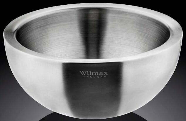 Миска с двойными стенками Wilmax St.Steel 500 мл WL-553002 купить недорого онлайн