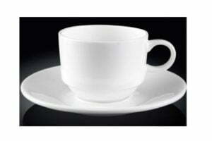 Чашка 140 мл кофейная и блюдце фарфор Wilmax WL-993039
