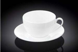 Чашка чайная с блюдцем Wilmax 250 мл WL-993000