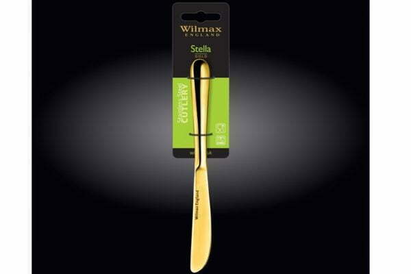 Нож десертный Wilmax Stella Gold 20,5 см заказать в Украине