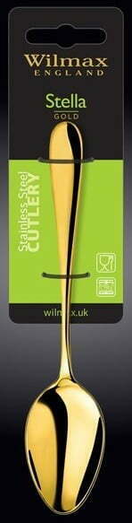 Набор Wilmax десертных ложек Stella Gold 19 см WL-999156 / 2B низкая цена