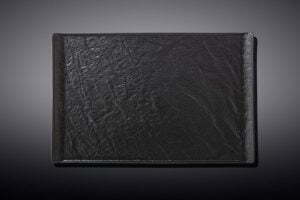 Тарелка Wilmax Slatestone Black 19,5х14,5 см заказать онлайн