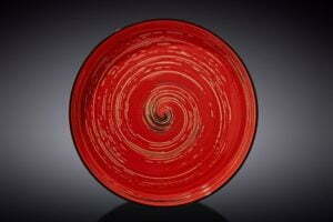 Тарелка обеденная Wilmax Spiral Red