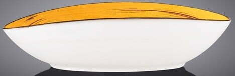 Блюдо глубокое Wilmax Spiral Yellow 25х16,5х6 см WL-669440 / A купить в интернет магазине