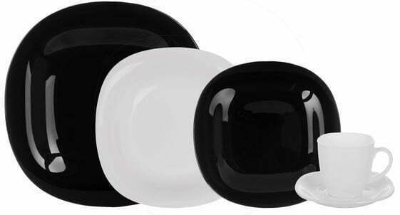 Столовый сервиз Luminarc Carine Black&White 30 предметов N1500 купить недорого онлайн