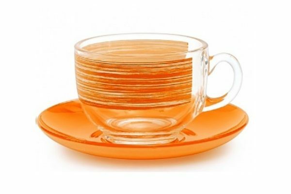 Чайный сервиз 220 мл Luminarc Brush Mania Orange заказать