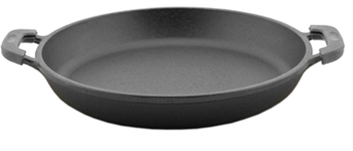 Чугунная сковорода эмаль Биол 18 см порционная на подставке заказать онлайн