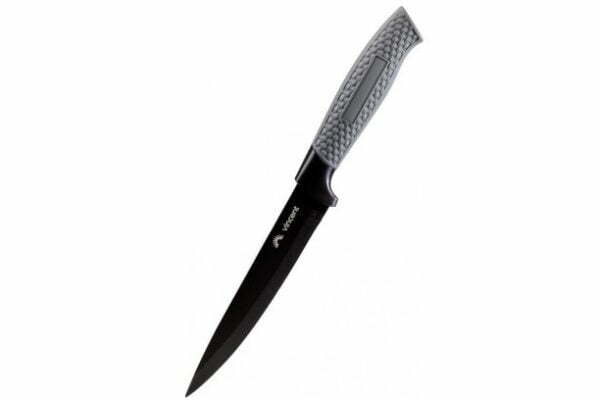 Набор ножей Vincent Magnum покрытия non-stick с бревном VC-6210