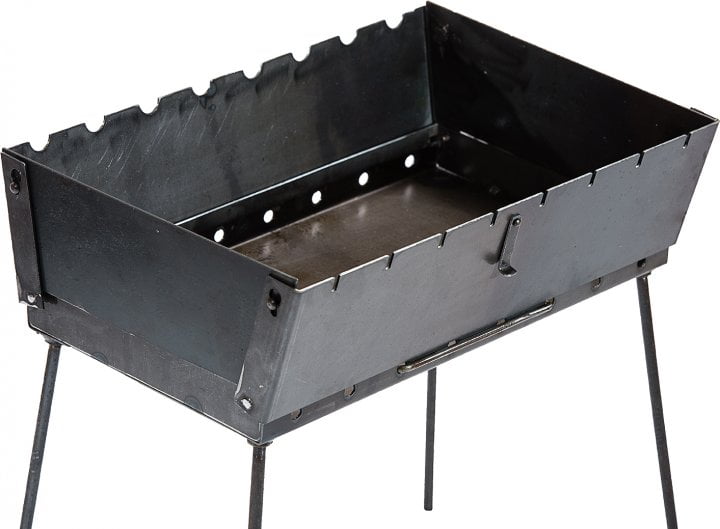 Мангал стальной чемодан на 8 шампуров Металл-завод MЧ2-8 низкая цена