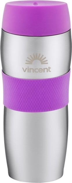 Термос-кружка Vincent Steel Pink 0,45 л VC-1527SP купить недорого онлайн