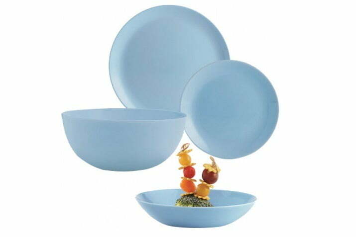 4. Сервиз столовый Diwali Light Blue из 19 предметов Luminarc P2961