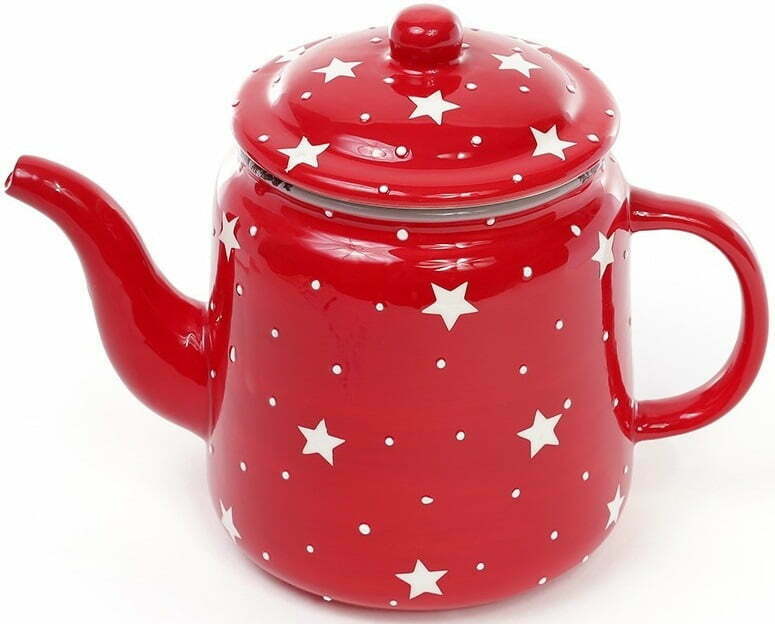 Чайник BonaDi керамический 1,35 л Звезды с эффектом состаренности 795-305 купить в Одессе